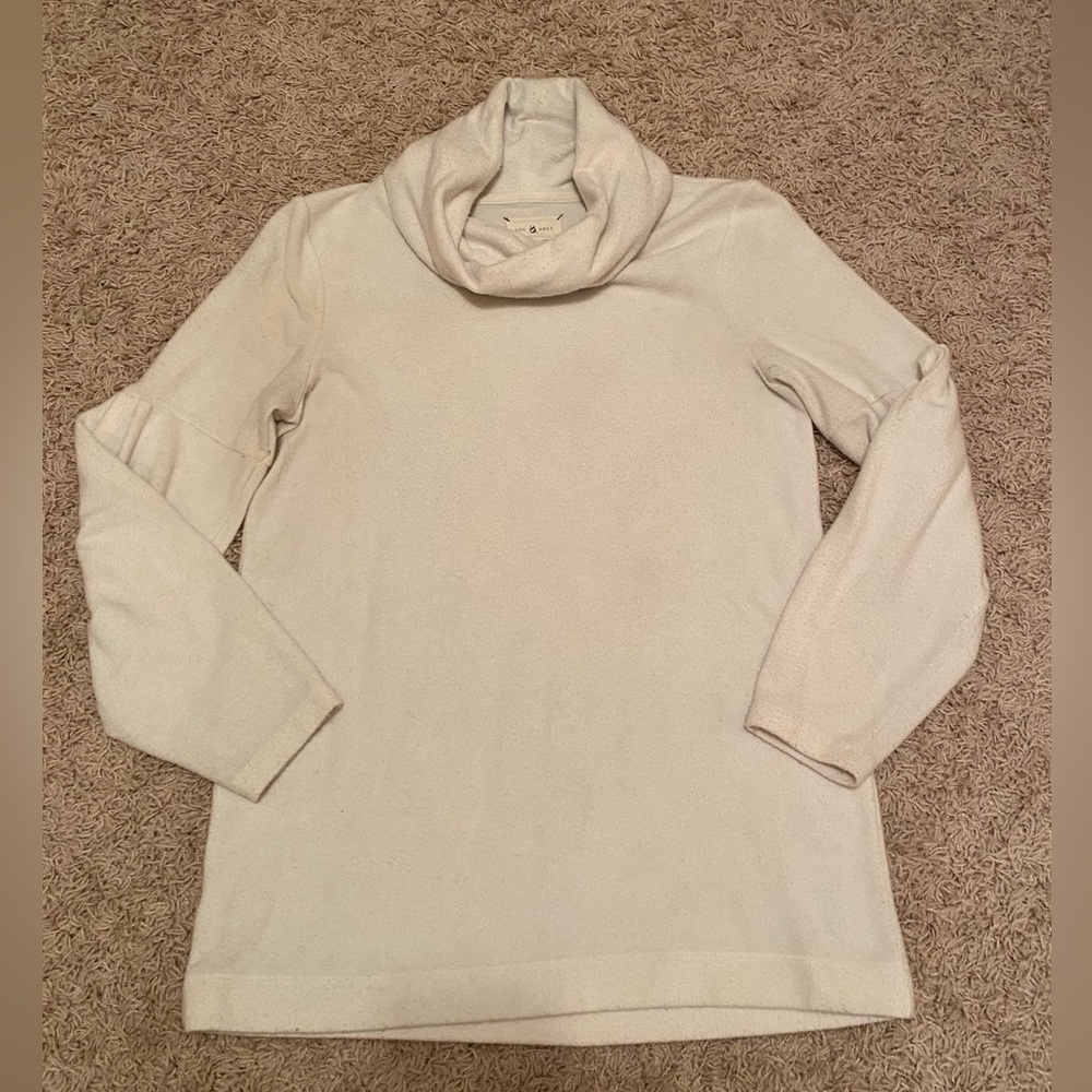 Lou & Grey Cozy Cowlneck Sweater with Pleated Sleeves